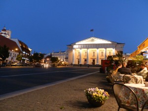 Figure 5: Vilnius by night.