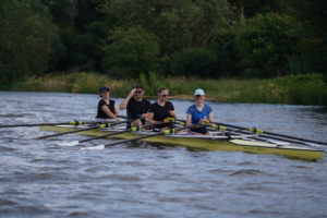 Vierer auf dem Wasser