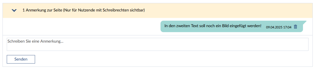 Bild: Beispiel für Anmerkungen