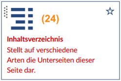 Bild: Block Inhaltsverzeichnis einfügen