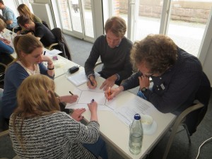 Foto 1: Trilateral Research Workshop 2015 in Bremen: Extraktion der wesentlichen Ergebnisse in Kleingruppen