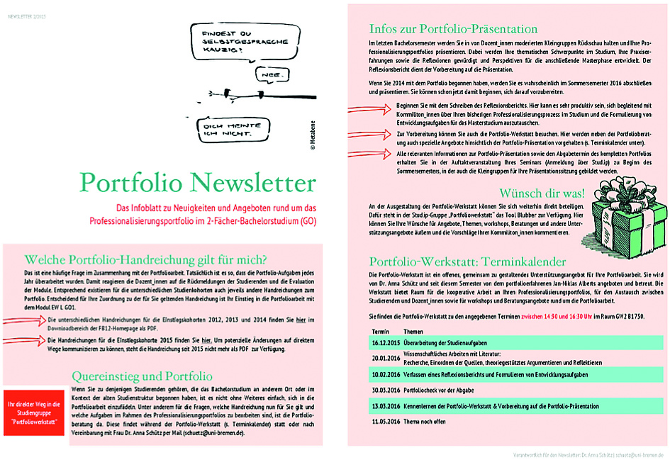 Abbildung 2: Portfolio-Newsletter