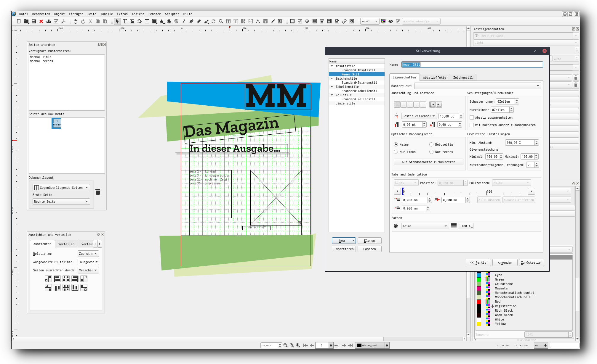 Printmedien Gestalten Mit Scribus Studytools